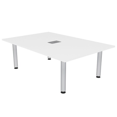 Skutchi Designs 47.25 in W, 71.5 in L, 29 in H, Engineered Wood Top, White H-REC-4872-PT-09-EL